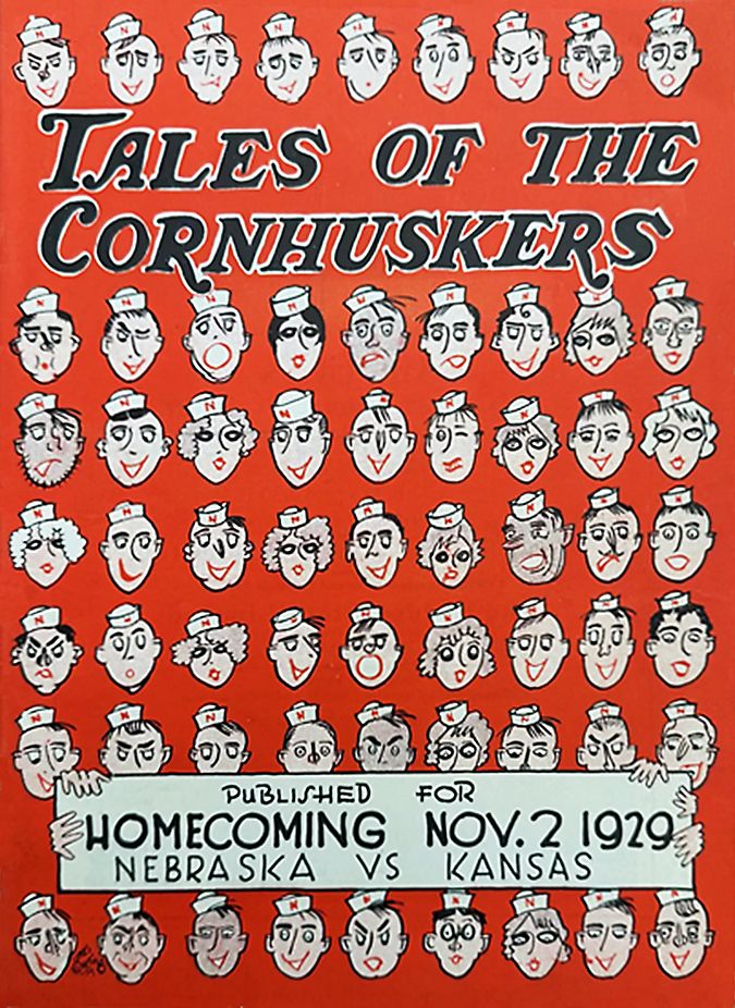 Program for 1929 homecoming game