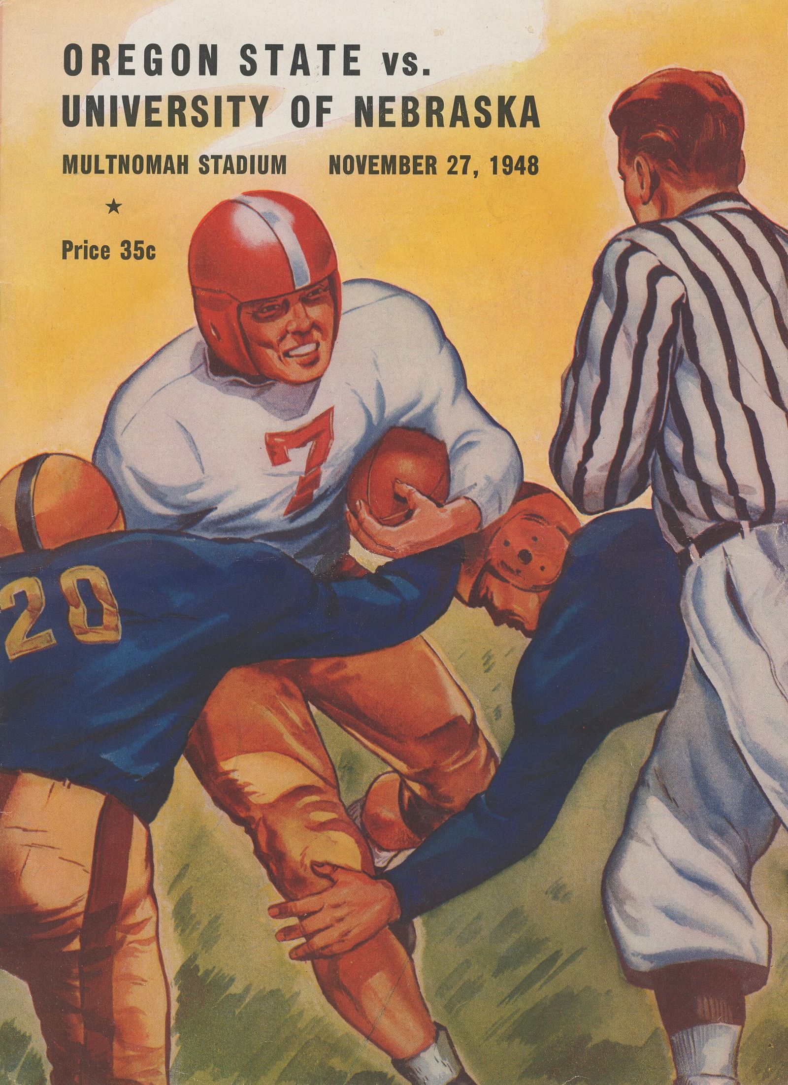 Program for Nov. 27 game at OSC
