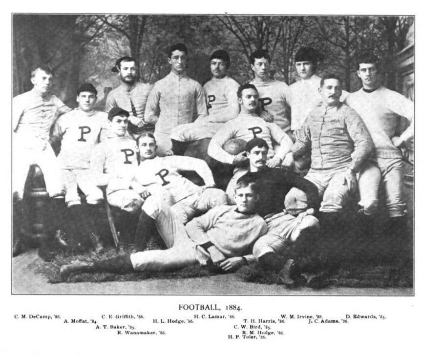 The 1884 Princeton team