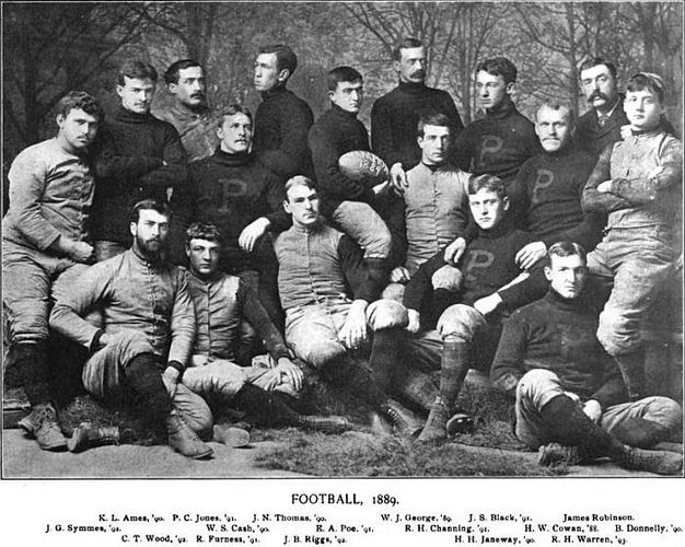 The 1889 Princeton team