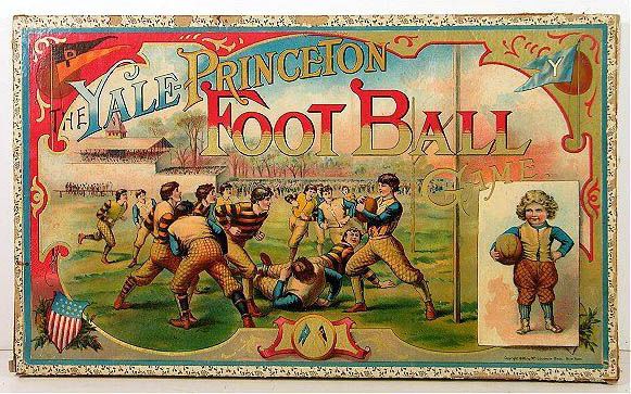 Illustration of a 1895 Princeton v Yale game