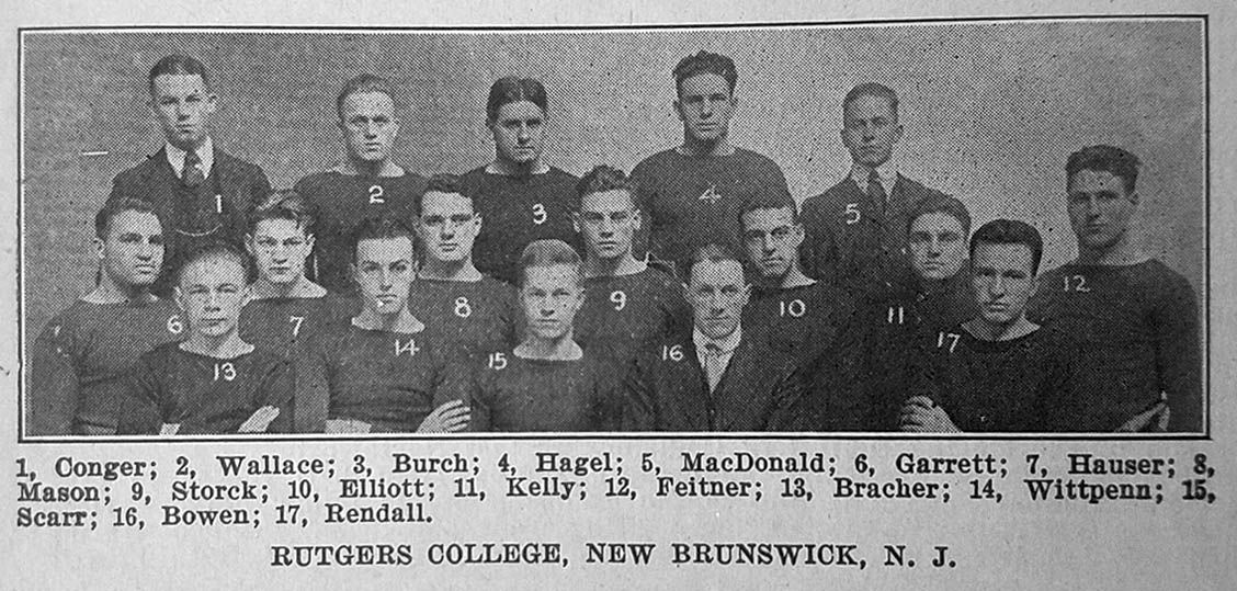 Rutgers, 1916