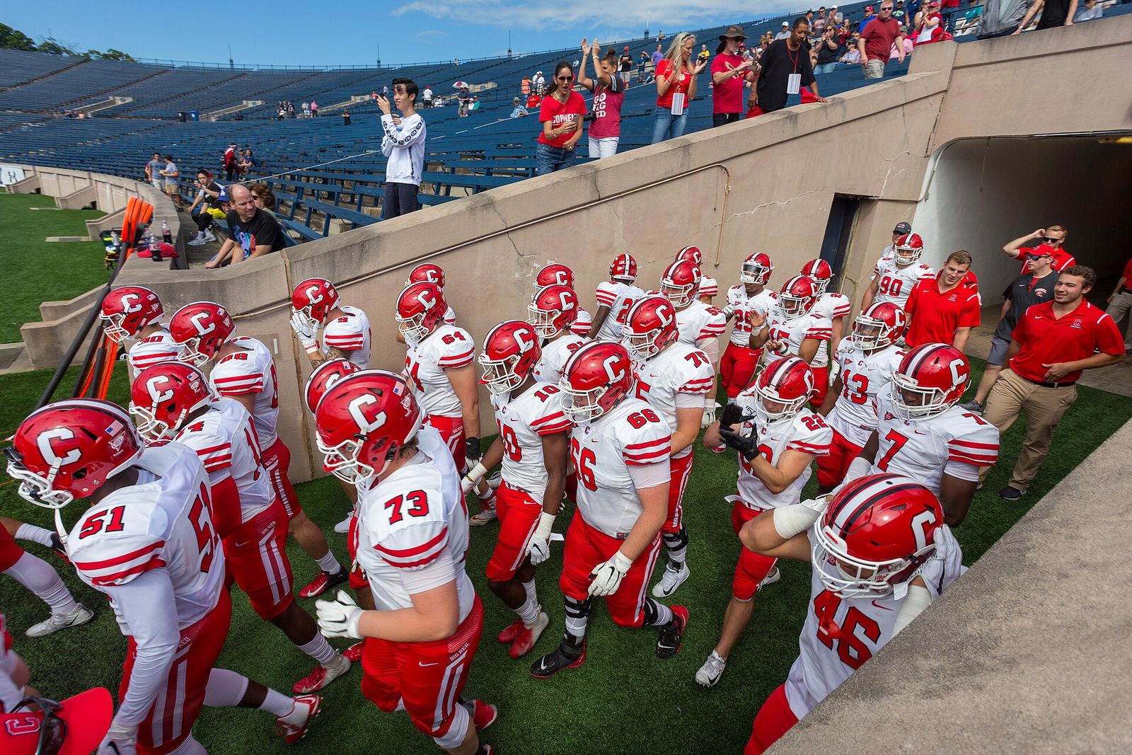 Big Red enters Yale Bowl on September 28