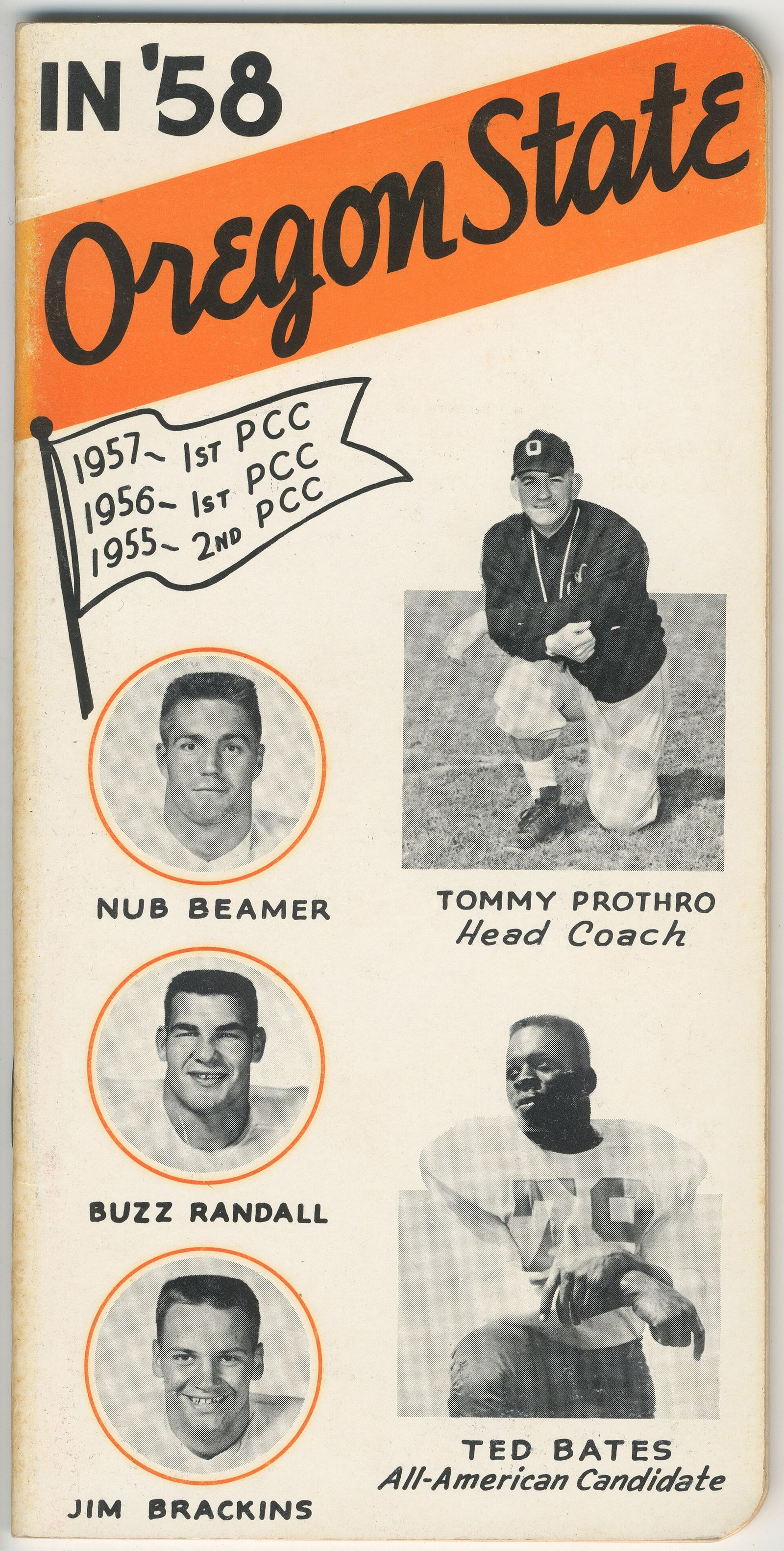 1958 OSC football media guide