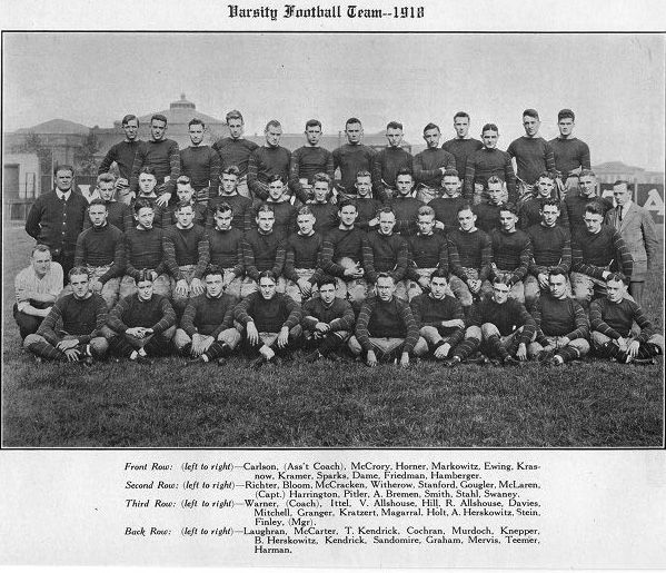 The 1918 Pittsburgh team