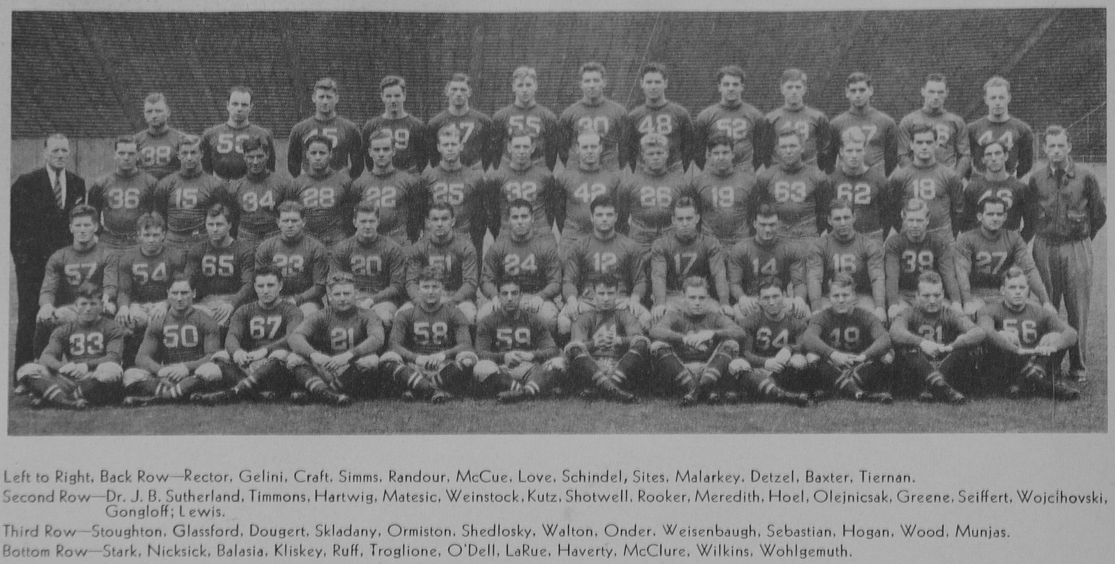 The 1933 Pittsburgh team
