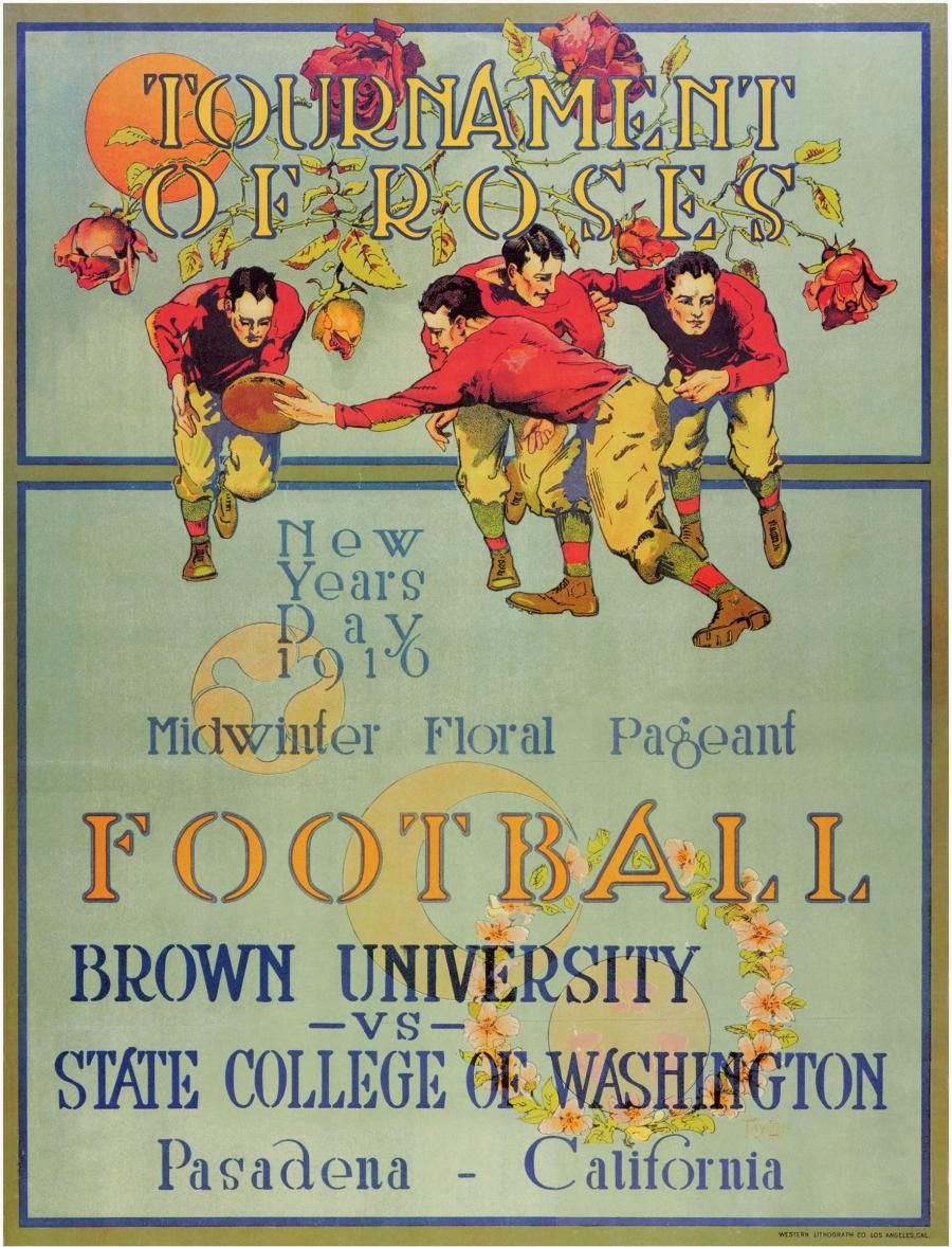 1916 Rose Bowl program