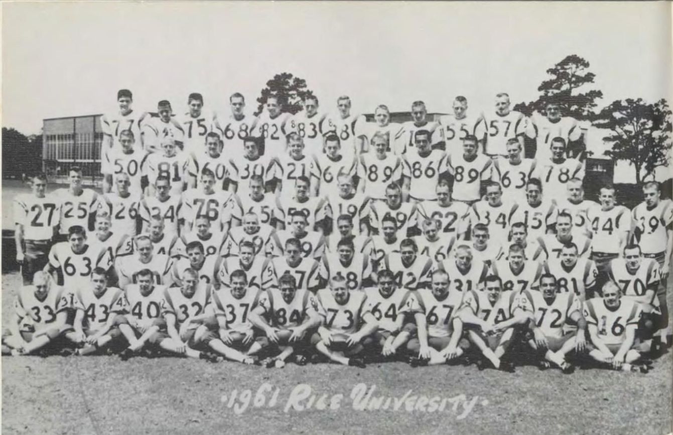 1961 team portrait from The Campanile