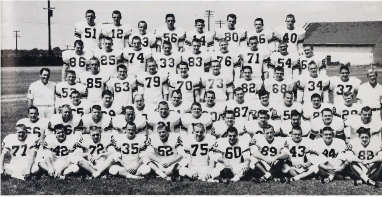 1961 team portrait from 1962 Aggieland yearbook