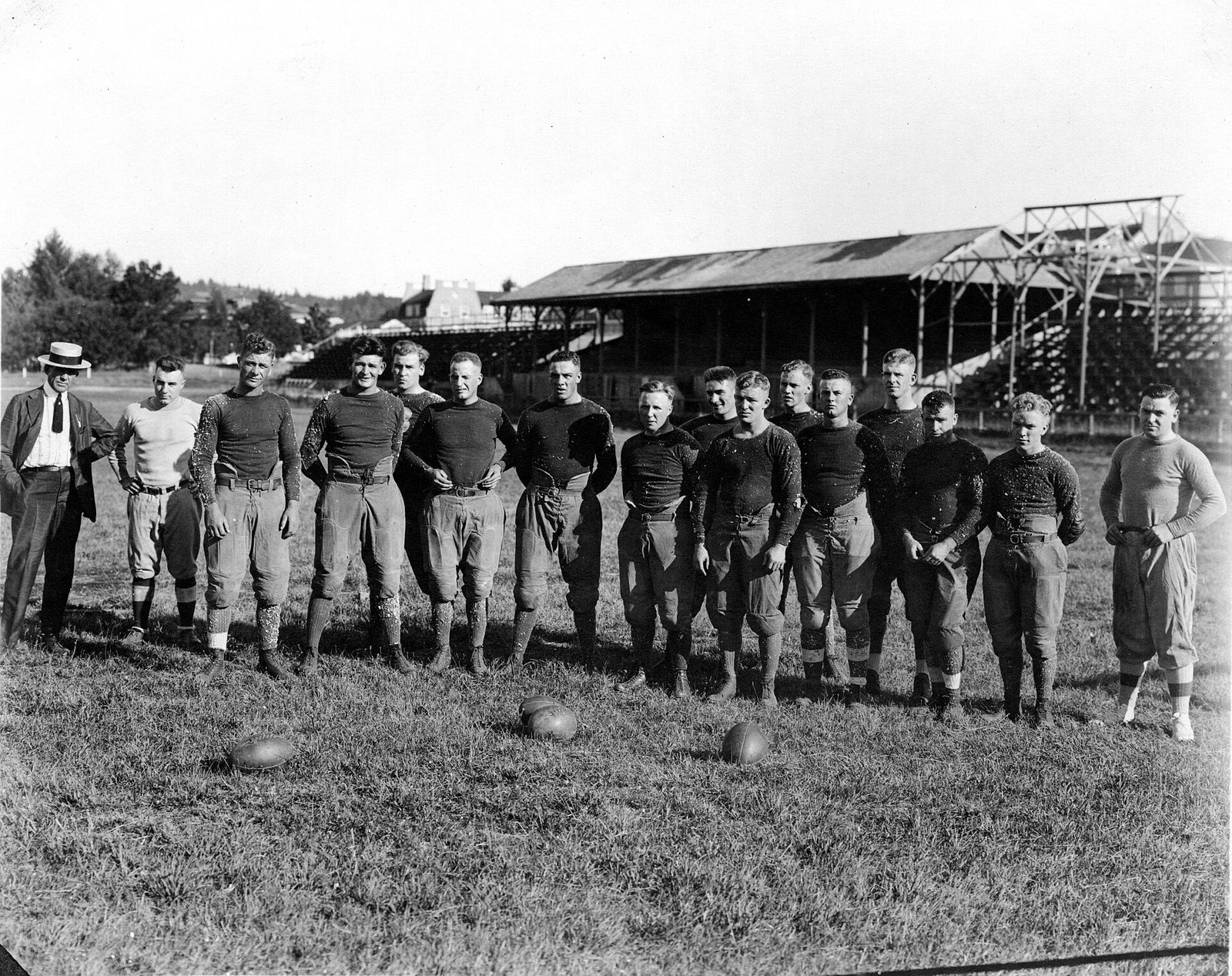 Oregon team at Hayward Field