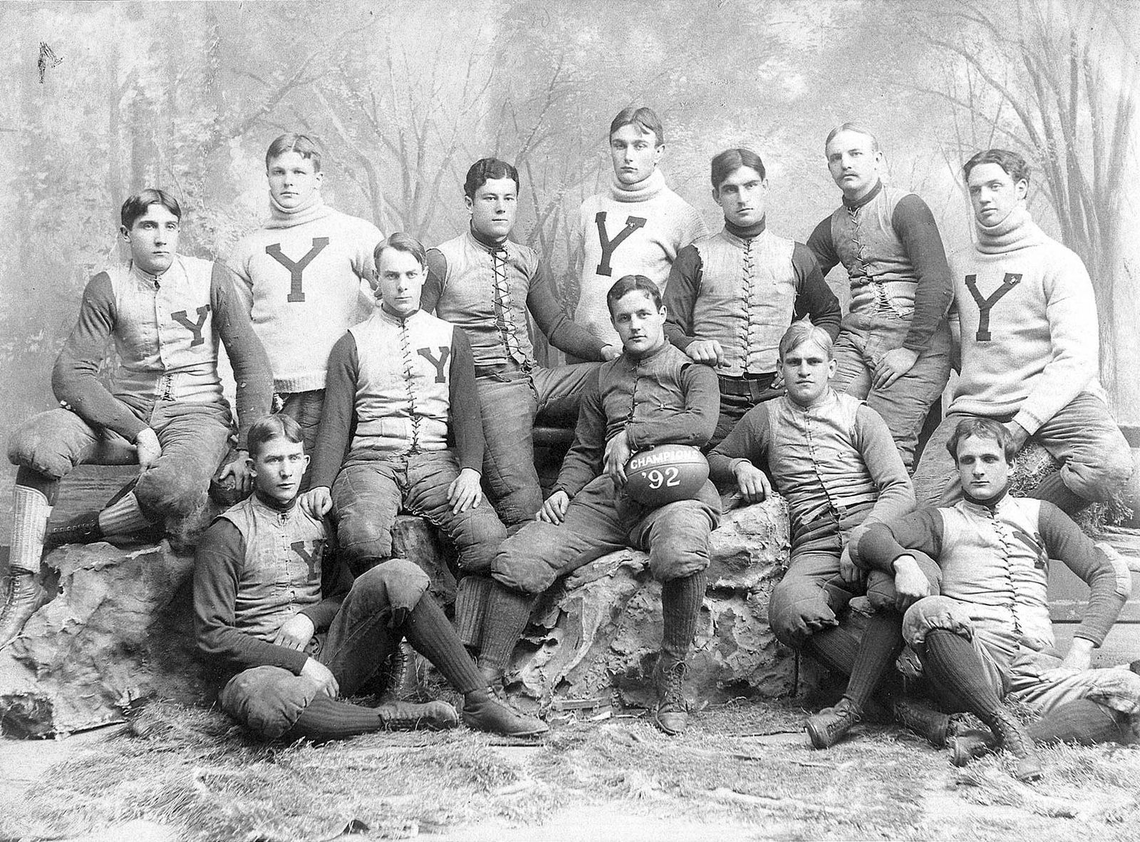 The 1892 Yale team