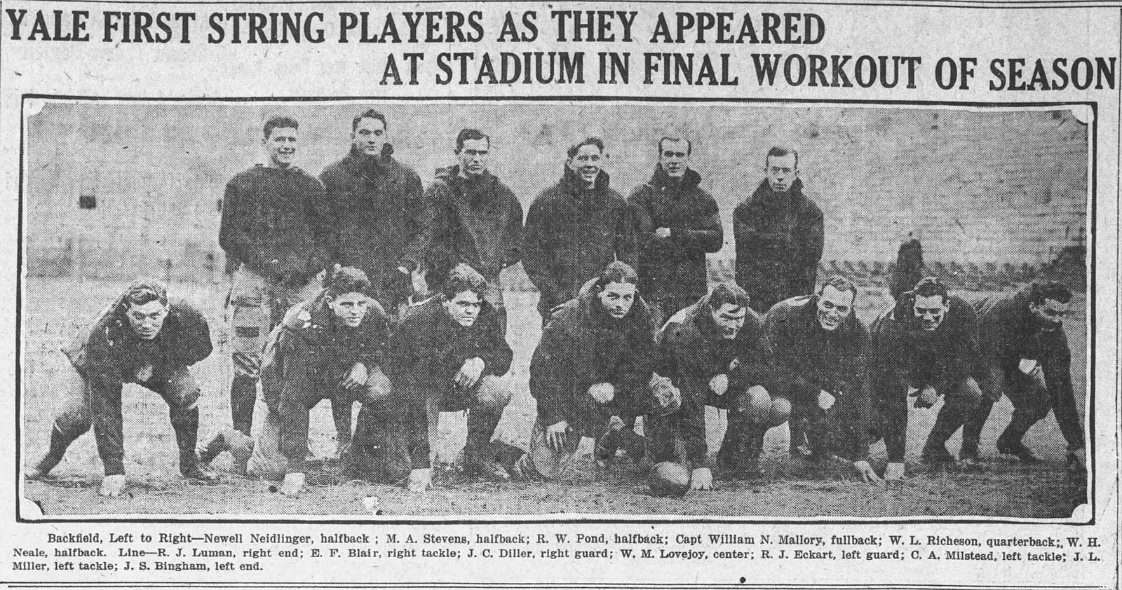 Yale, 1923