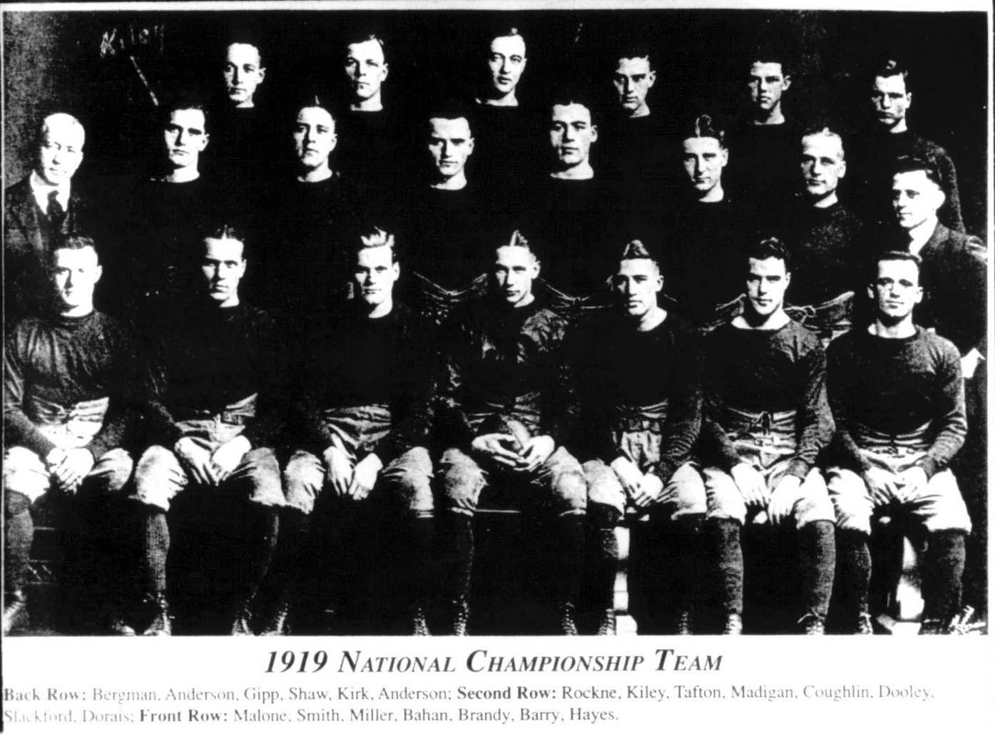 Notre Dame, 1919