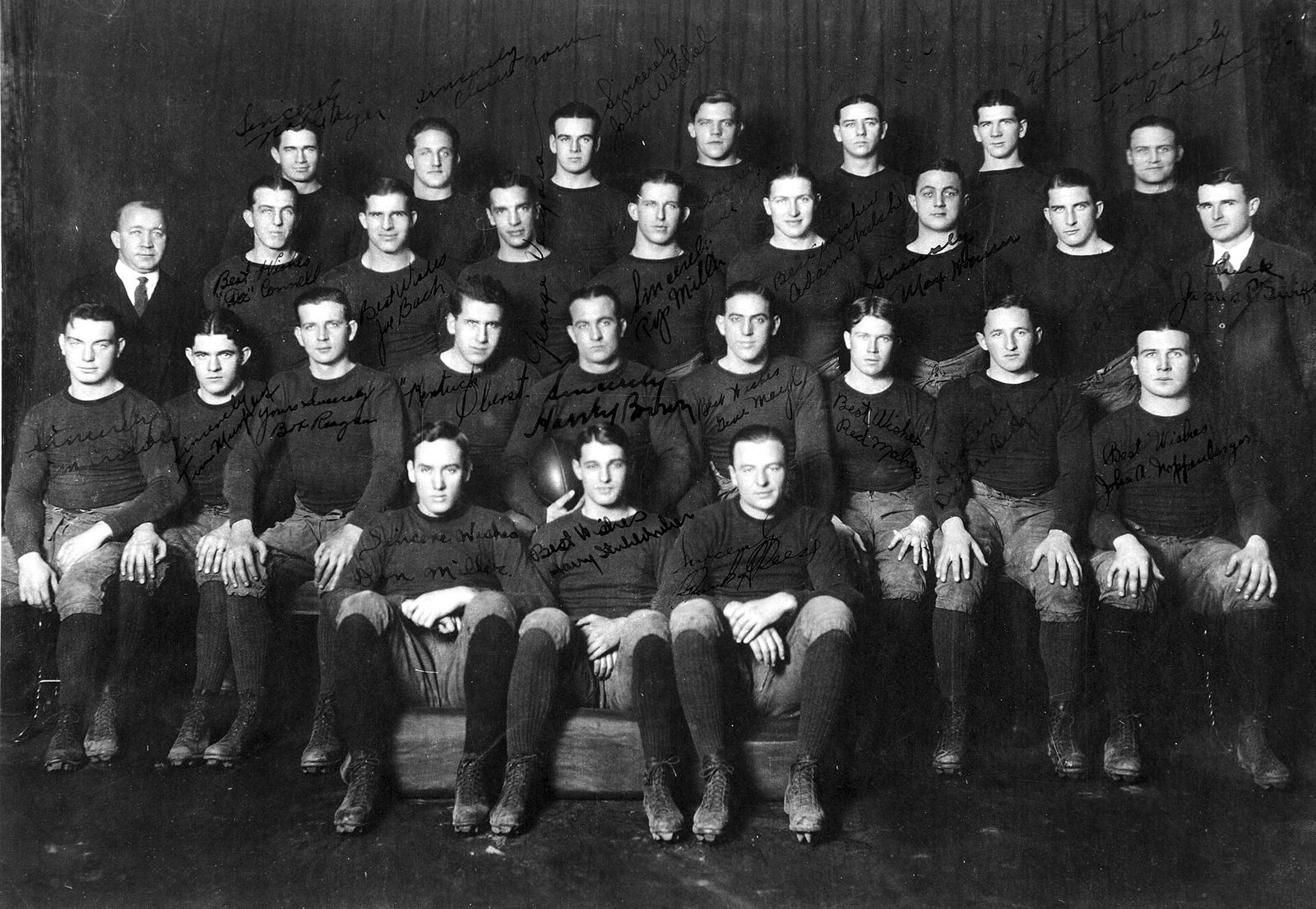 The 1924 Notre Dame team