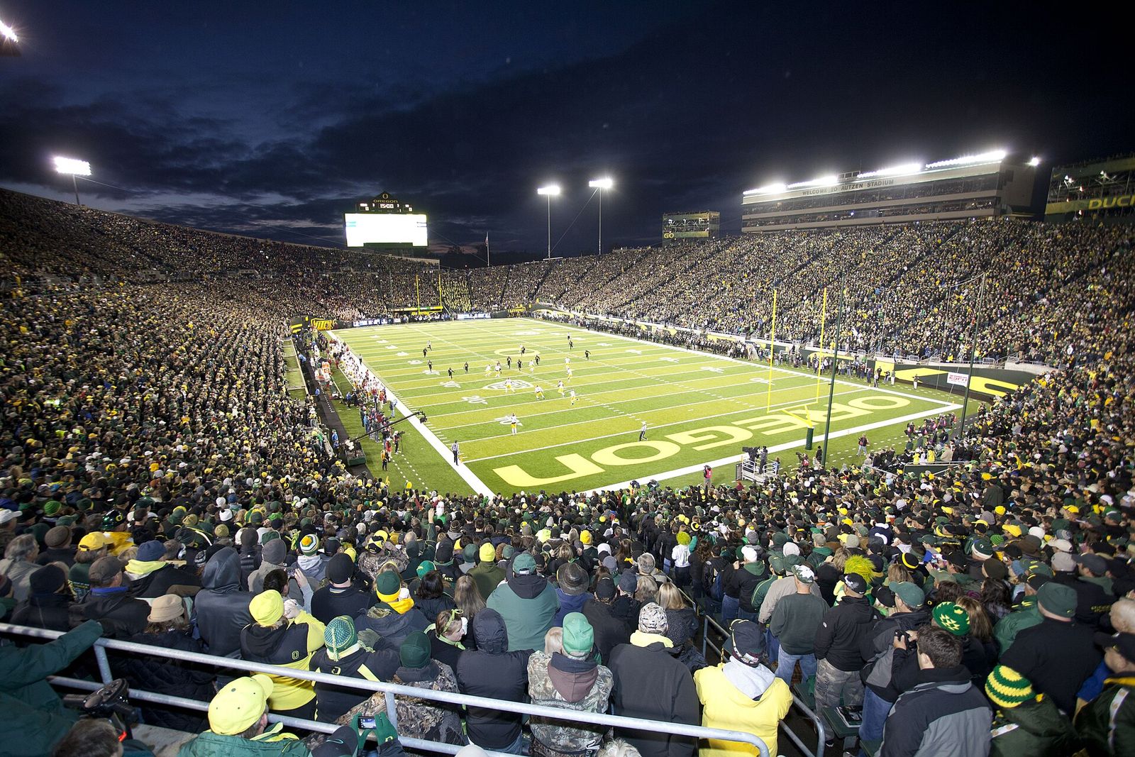 Autzen Stadium in Eugene