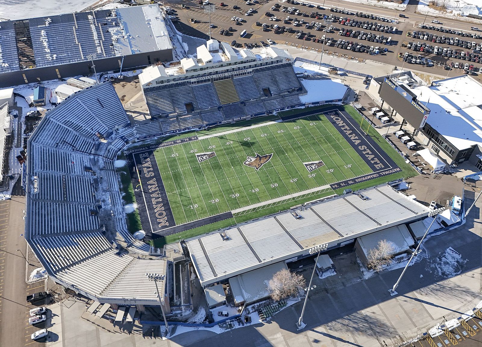 Bobcat Stadium in Bozeman, MT