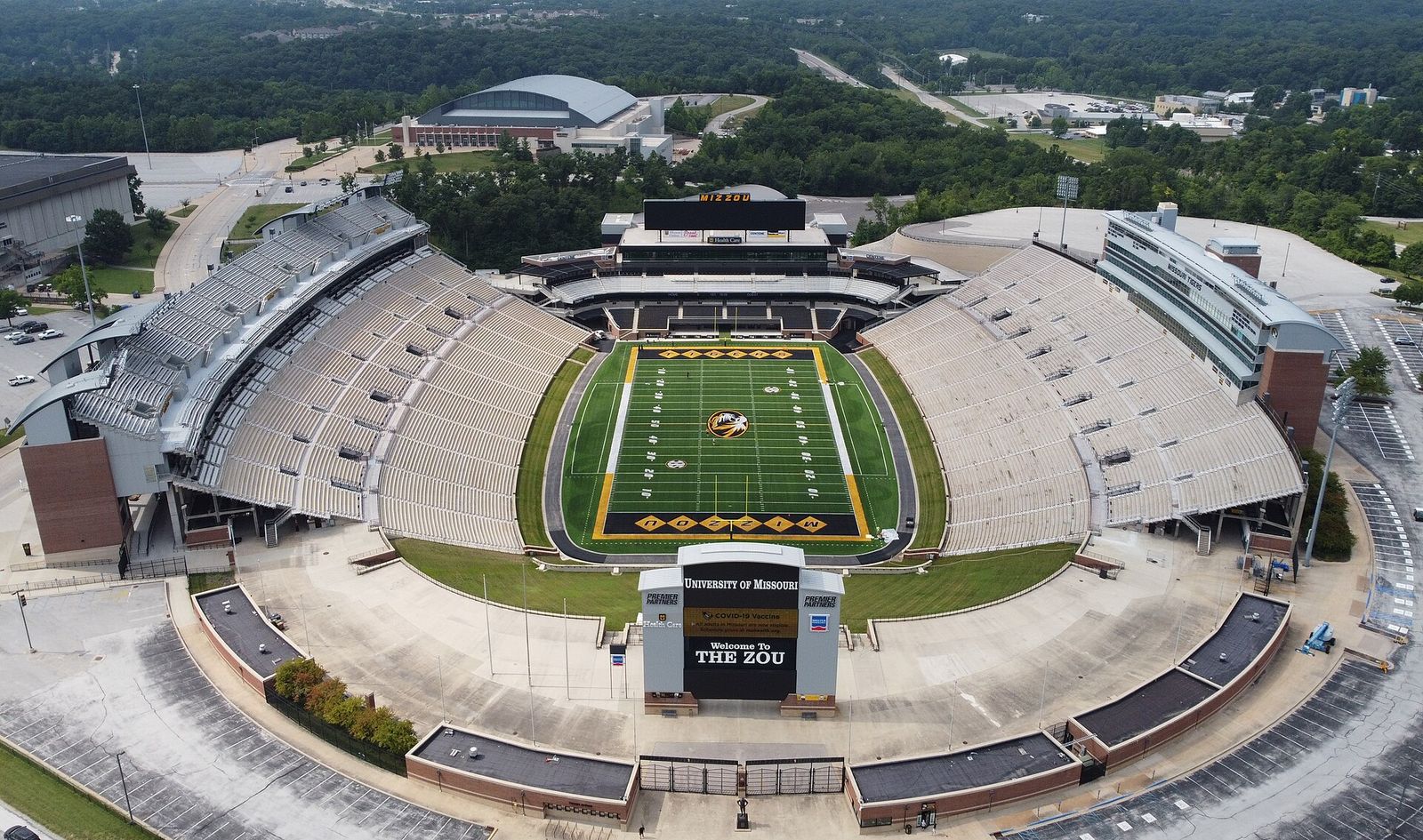 Memorial Stadium in Columbia