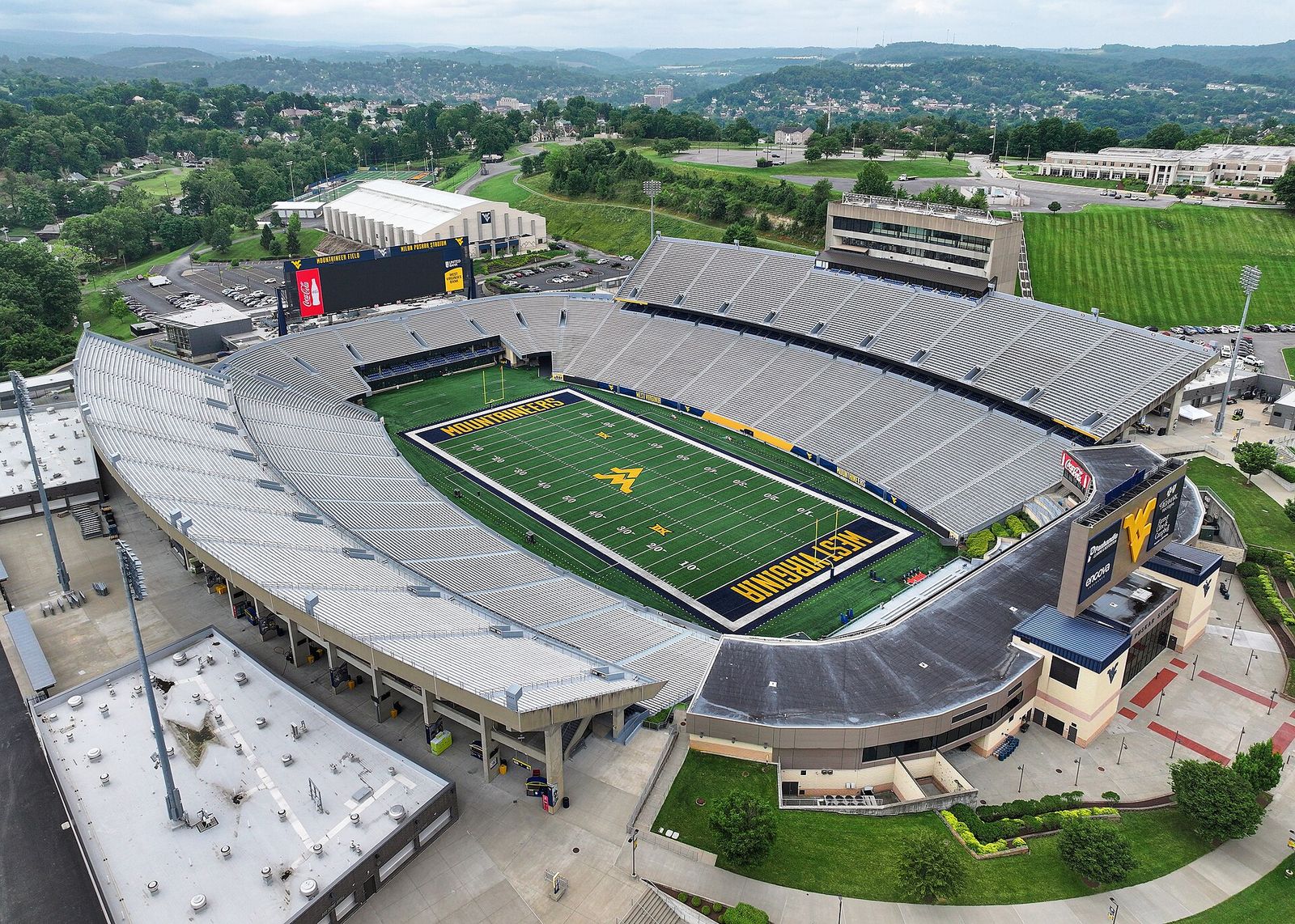 Milan Puskar Stadium in Morgantown