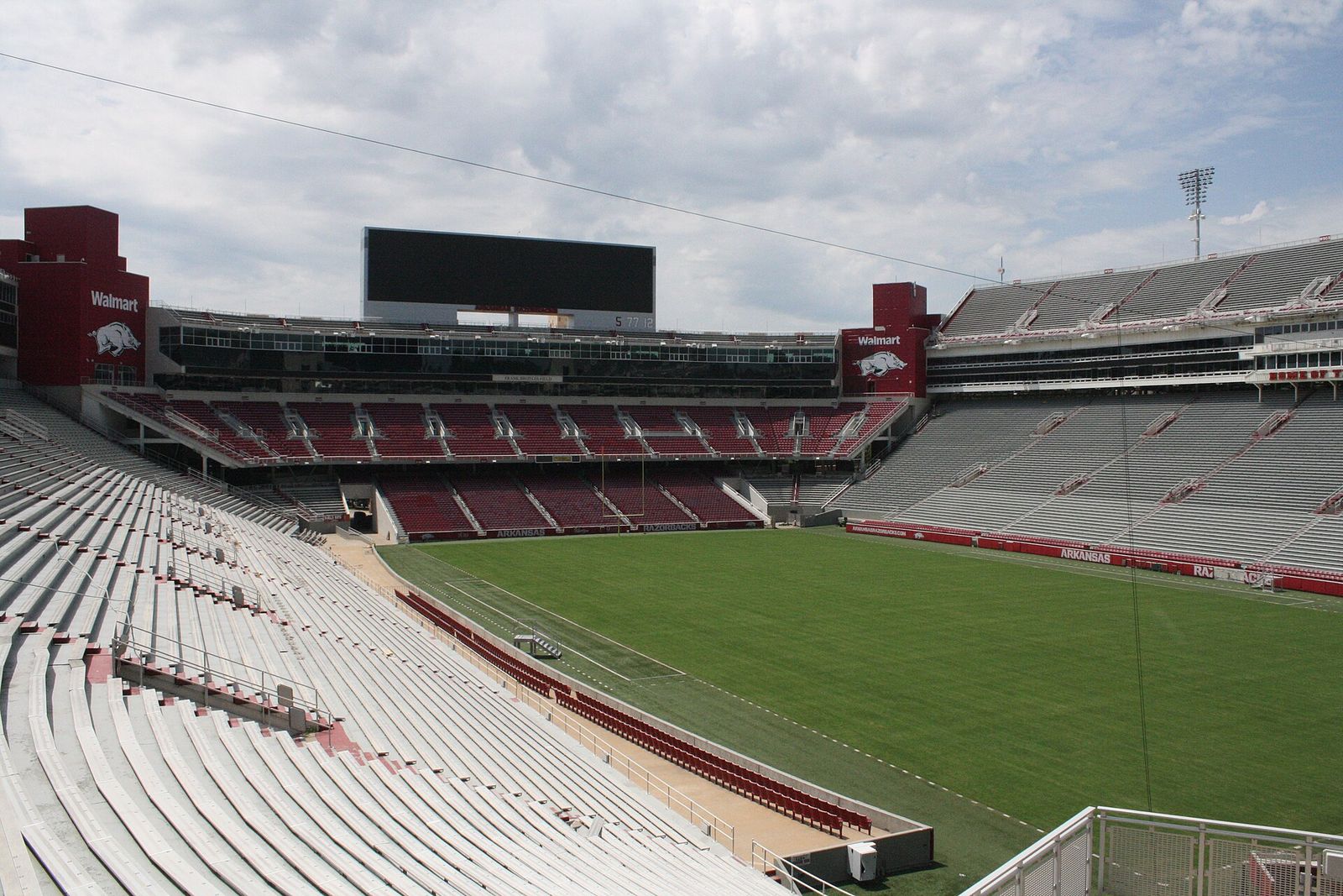 Razorback Stadium in Fayetteville