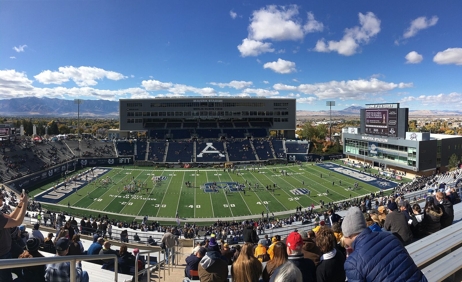 Maverik Stadium in Logan