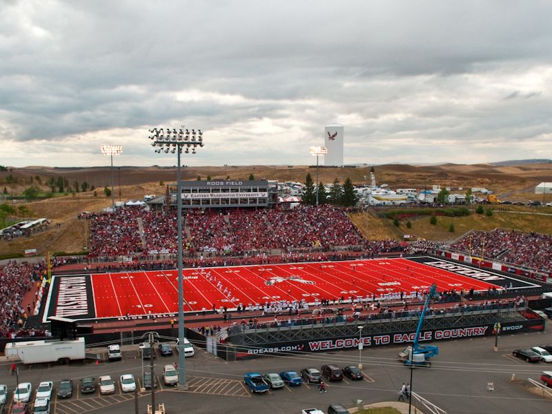Roos Field in Cheney, WA