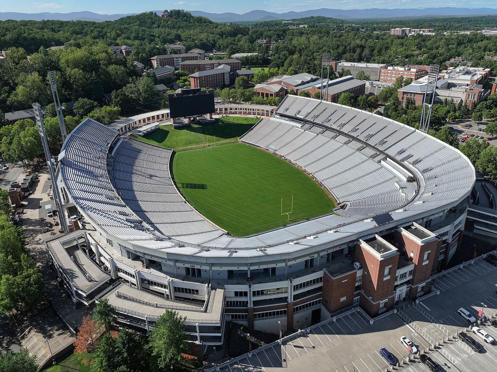 Scott Stadium in Charlottesville, VA