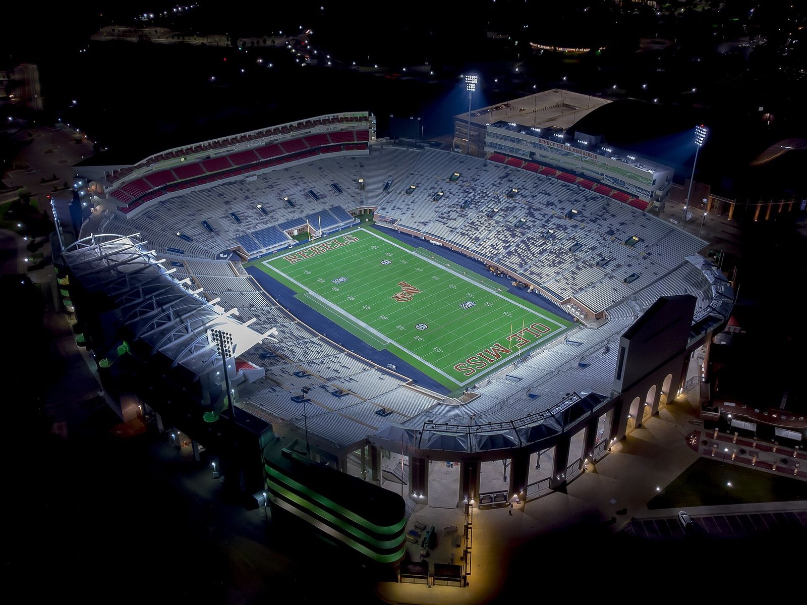 Vaught-Hemingway Stadium in Oxford