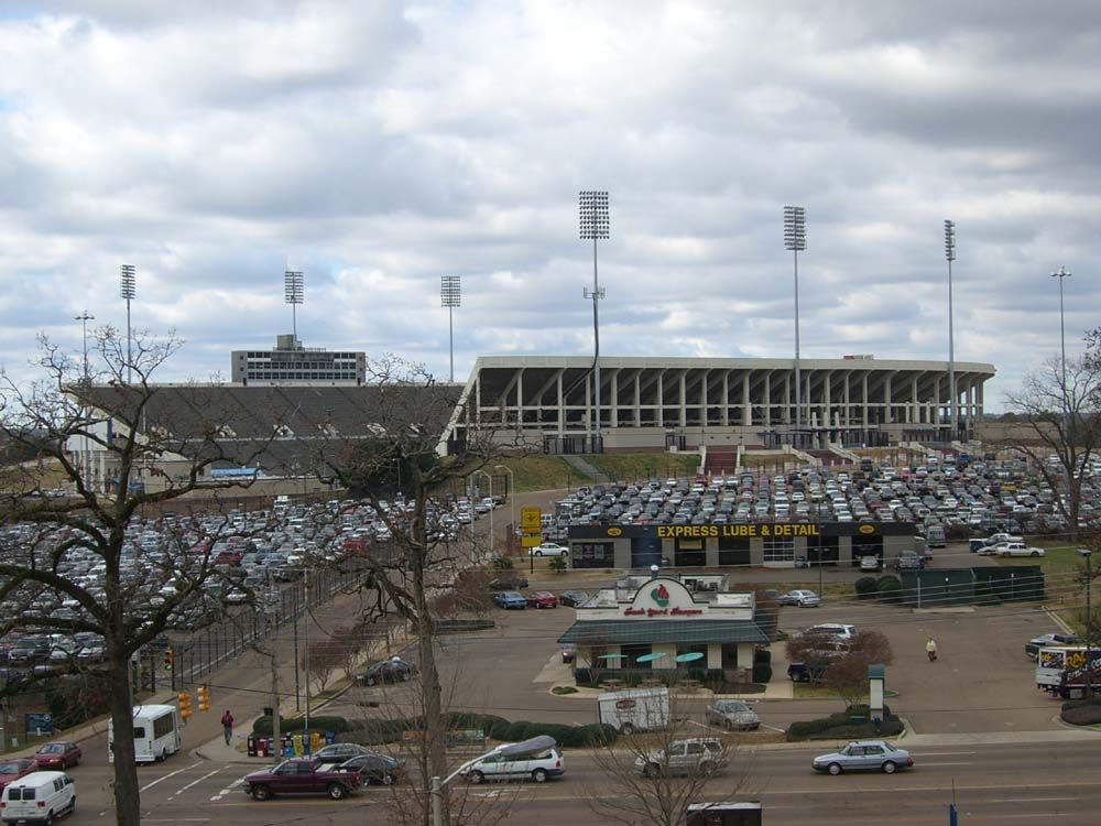 Mississippi Veterans Memorial Stadium in Jackson